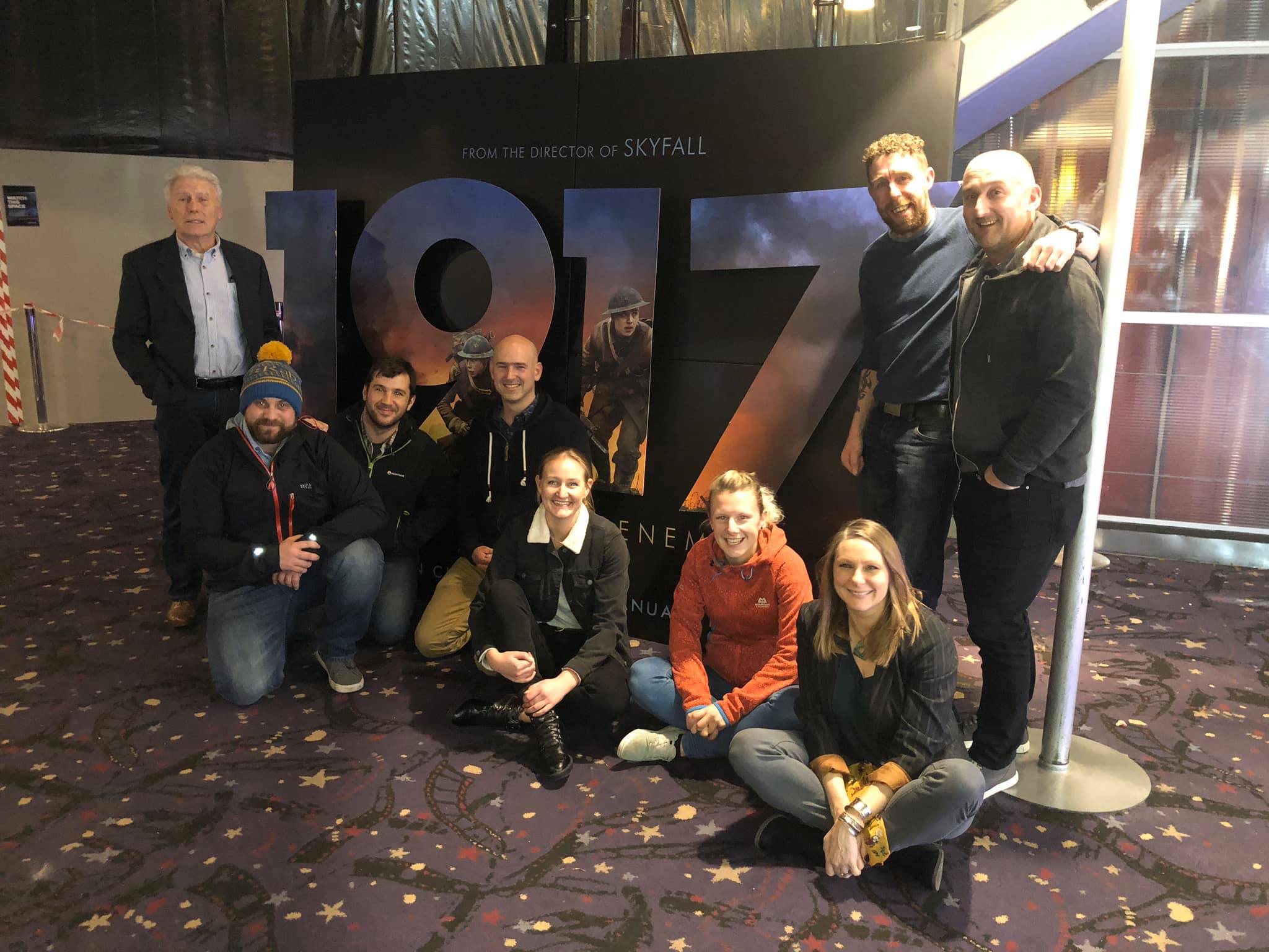 The Keswick Adventures team watch 1917 at the cinema