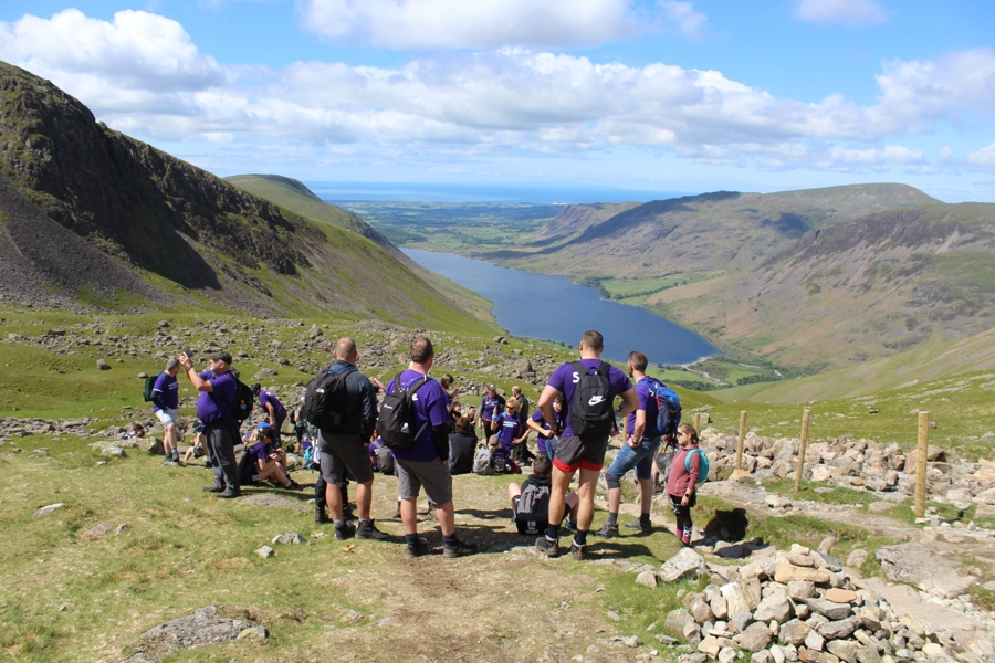 View of Wastwater from Scafell Pike