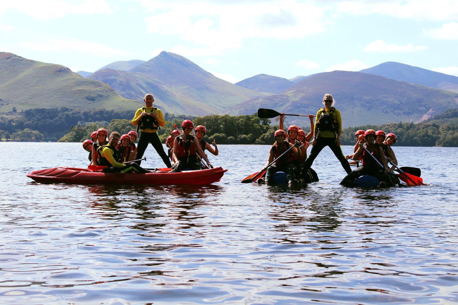 Kayaking on Derwentwater with Keswick Adventures