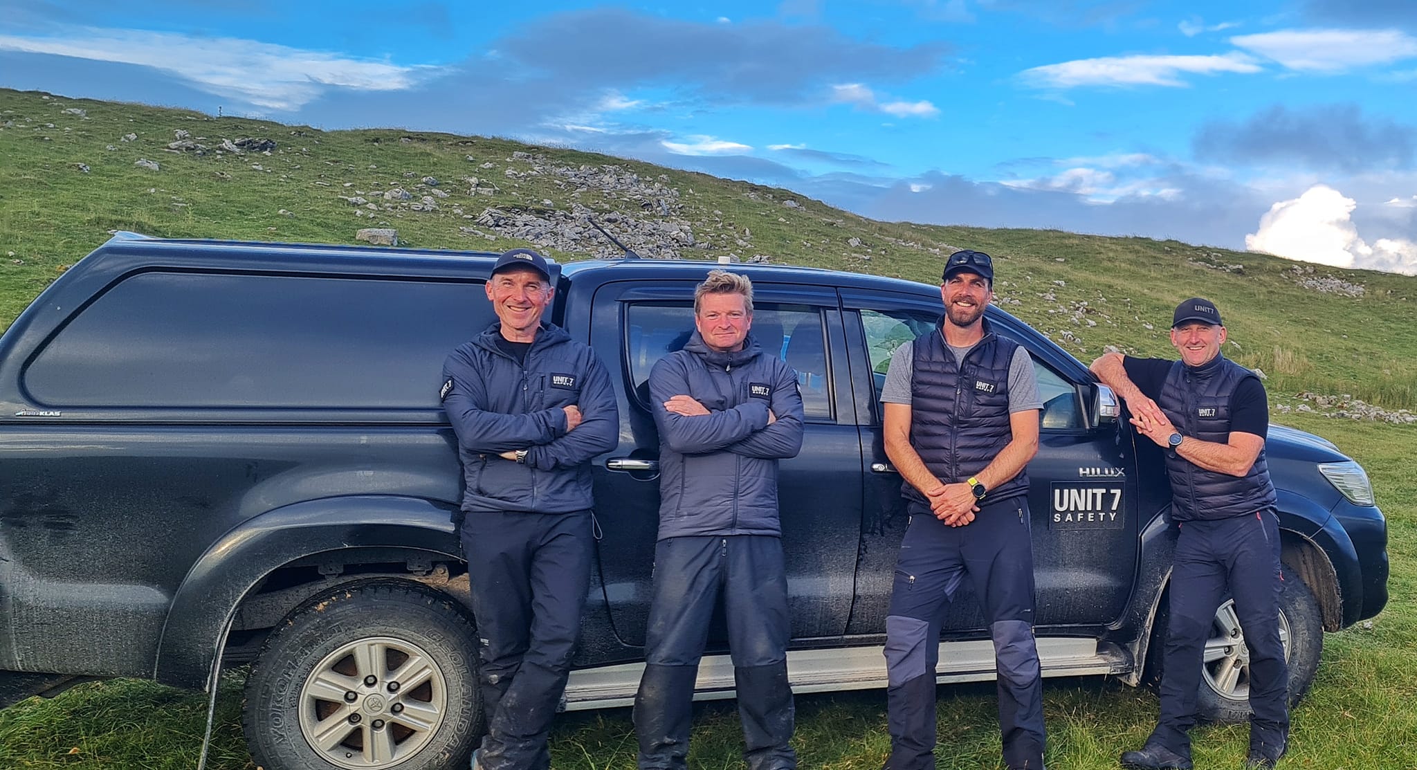 The UNIT 7 Safety team on set of The Witcher