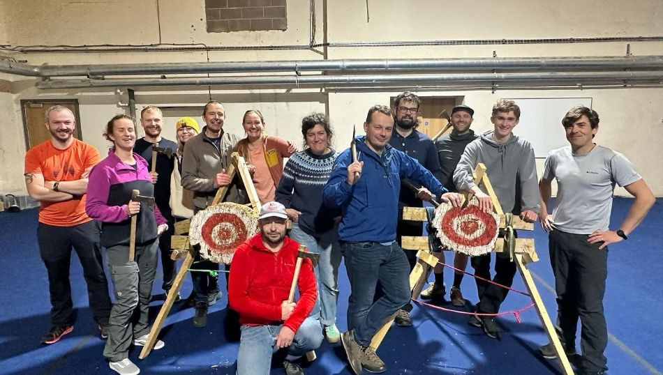 Axe throwing group
